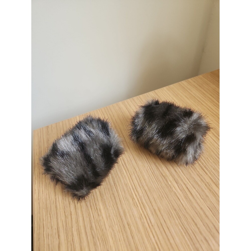 Tyler Boe Set of 2 Faux Fur Wrist Cuffs Bands